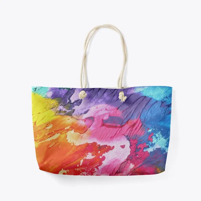 Abstract Weekender Tote